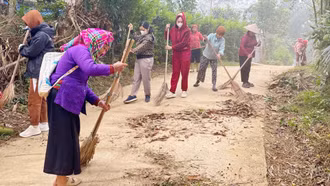 “Thấy rác là dọn” - từ phong trào đến thói quen ở Khánh Yên