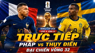 TRỰC TIẾP bóng đá Pháp vs Thụy Điển (4h00 ngày 01/7): Chờ Mbappe bùng nổ
