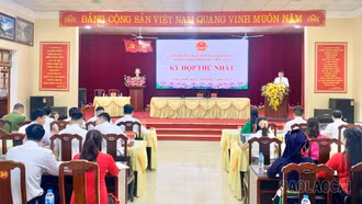 HĐND các địa phương trong tỉnh tổ chức Kỳ họp thứ Nhất