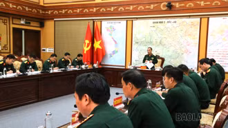 Phát huy hiệu quả phương châm “4 tại chỗ” trong diễn tập phòng thủ dân sự tỉnh Lào Cai