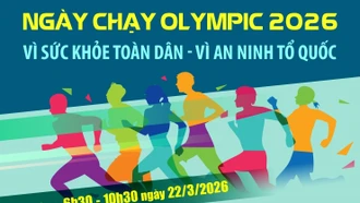 Ngày chạy Olympic 2026: Vì sức khỏe toàn dân - Vì an ninh Tổ quốc
