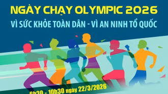 Ngày chạy Olympic 2026: Vì sức khỏe toàn dân - Vì an ninh Tổ quốc