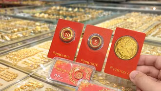Giá vàng trong nước "co giãn" theo vàng thế giới, chênh lệch lên khoảng 30 triệu đồng/lượng