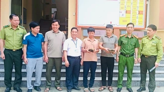 Khánh Yên tiếp nhận 2 cá thể rùa do người dân tự nguyện giao nộp