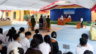 Tuyên truyền phòng, chống ma túy bằng phiên tòa giả định