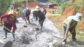 Xã Púng Luông nỗ lực phát triển hạ tầng giao thông nông thôn