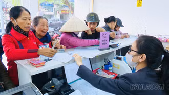 Phường Văn Phú: Trên 1.150 người được nhận quà nhân dịp chào mừng Đại hội Đảng và Tết Nguyên đán