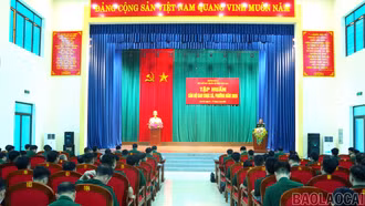 Bộ Chỉ huy Quân sự tỉnh Lào Cai tập huấn cán bộ Ban Chỉ huy Quân sự xã, phường