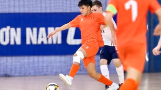 U19 futsal Việt Nam thua U19 Nga cách biệt 5 bàn