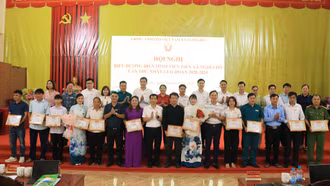 Xã Nghĩa Đô biểu dương 15 tập thể, cá nhân điển hình tiên tiến