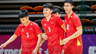 Tuyển futsal Việt Nam vượt Thái Lan, có thành tích tốt nhất Đông Nam Á