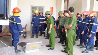 Công an tỉnh Lào Cai chủ động ứng phó với hoàn lưu bão số 9 Ragasa