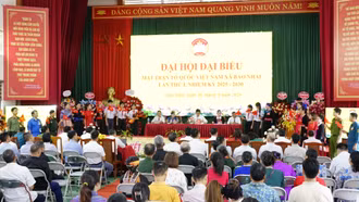 Đại hội đại biểu Mặt trận Tổ quốc Việt Nam xã Bảo Nhai, Tân Lĩnh và Khánh Hòa