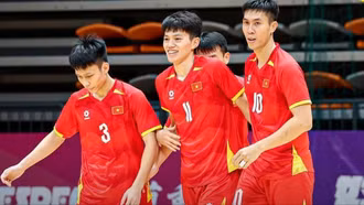 Tuyển futsal Việt Nam vượt Thái Lan, có thành tích tốt nhất Đông Nam Á