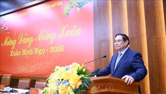 Thủ tướng thăm Viện Hàn lâm Khoa học và Công nghệ Việt Nam