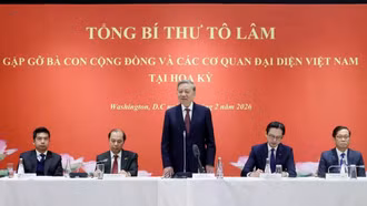 Tổng Bí thư Tô Lâm gặp gỡ bà con cộng đồng và các cơ quan đại diện Việt Nam tại Hoa Kỳ