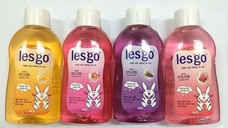 Thu hồi nước súc miệng Lesgo trẻ em của CTCP Ellie do vi phạm quy định công bố thành phần
