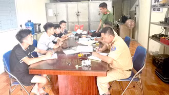 Lào Cai: Xử lý nhóm thanh niên vi phạm pháp luật về trật tự an toàn giao thông 