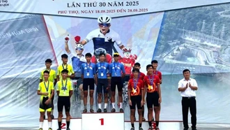 Xe đạp Lào Cai giành giải Nhì toàn đoàn Giải Vô địch Xe đạp đường trường và địa hình trẻ quốc gia lần thứ 30 năm 2025