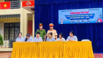 Lào Cai: Tăng cường tuyên truyền pháp luật cho học sinh ngay từ đầu năm học mới