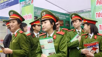 Mức điểm trúng tuyển vào 7 trường Công an