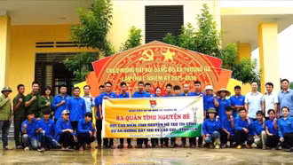 Tuổi trẻ xã Thượng Hà hỗ trợ thi công Dự án Đường dây 500kV Lào Cai – Vĩnh Yên