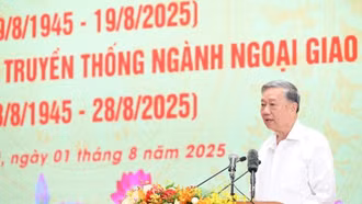 Tổng Bí thư Tô Lâm dự gặp mặt kỷ niệm 80 năm Ngày truyền thống Công an nhân dân và ngành Ngoại giao