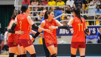 Bóng chuyền nữ Việt Nam khẳng định sức mạnh, thiếu Bích Tuyền vẫn thắng dễ Indonesia ở SEA V.League