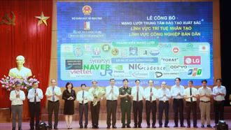 Công bố các mạng lưới trung tâm đào tạo xuất sắc và tài năng về công nghệ 4.0