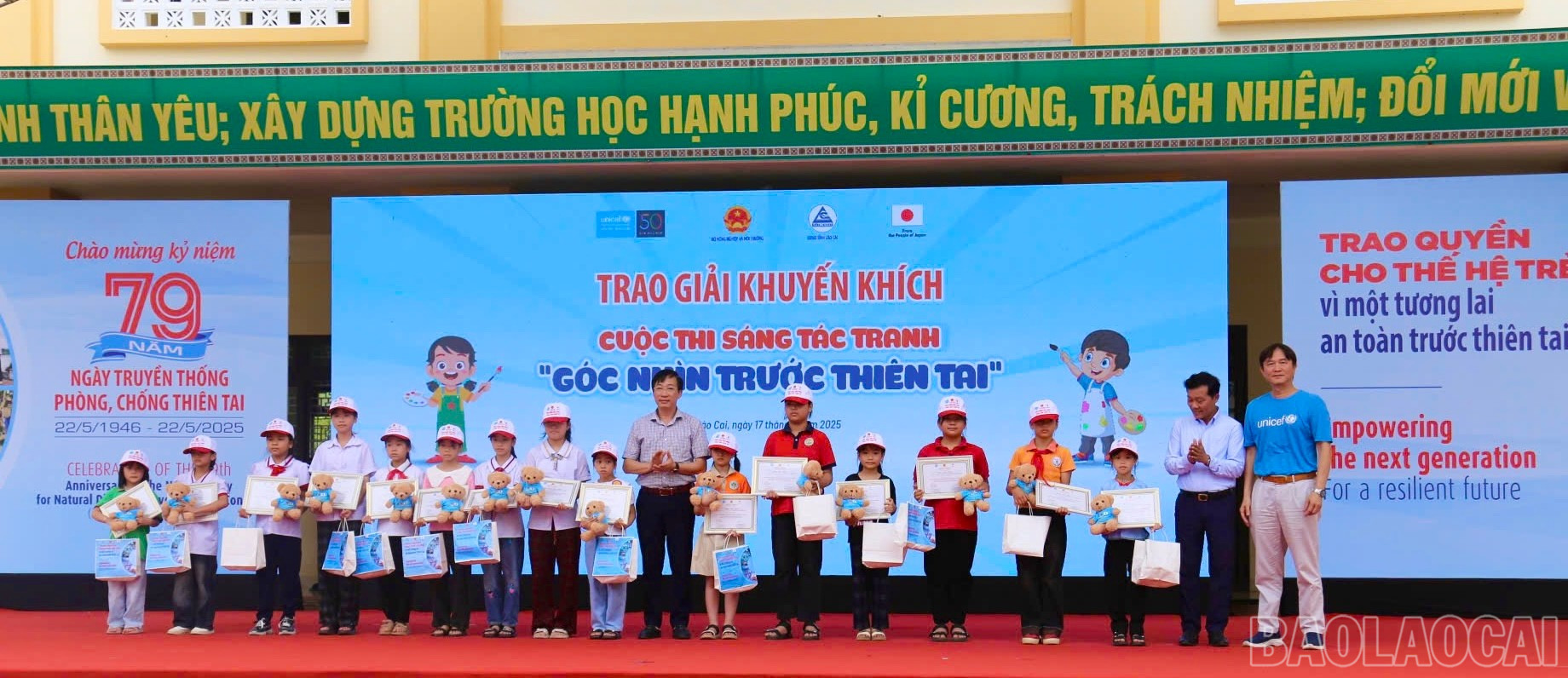 Trao giải các cuộc thi hưởng ứng Tuần lễ Quốc gia phòng, chống thiên tai năm 2025. baolaocai-br_img-1296.jpg