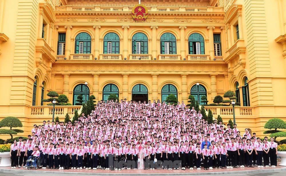 500 đại biểu thiếu nhi tham dự Đại hội Cháu ngoan Bác Hồ toàn quốc lần thứ X. (Nguồn: Báo Tiền phong) img-1048.jpg