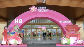 Không gian quảng bá, giới thiệu sản phẩm tiêu biểu tại Hội chợ Mùa Xuân