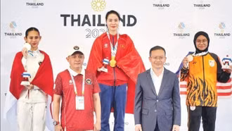 Karatedo Việt Nam lập "hat-trick" vàng