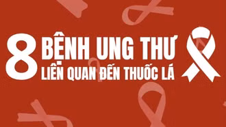 [Infographic] 8 bệnh ung thư liên quan đến thuốc lá