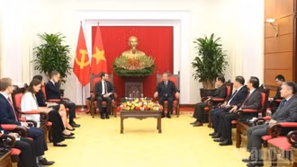 Tổng Bí thư Tô Lâm tiếp Đại sứ Anh