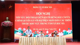 Bắc Hà đối thoại với Nhân dân, tập trung tháo gỡ khó khăn trong phát triển kinh tế - xã hội
