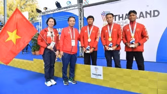 Đội tuyển bơi đoạt 4 huy chương đầu tiên cho Đoàn Thể thao người khuyết tật Việt Nam