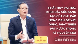 Chủ tịch Hội Nông dân Việt Nam Lương Quốc Đoàn: Phát huy vai trò, khơi dậy sức sáng tạo của giai cấp nông dân để xây dựng, phát triển đất nước trong kỷ nguyên mới
