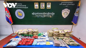 Campuchia bắt giữ gần 28.000 đối tượng liên quan đến ma túy trong năm 2025