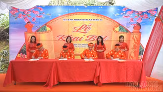 Rộn ràng Lễ hội đền Trạng và nghi lễ khai bút đầu xuân năm 2026