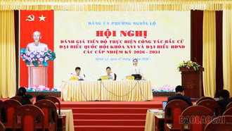 Phường Nghĩa Lộ đẩy nhanh tiến độ chuẩn bị bầu cử đại biểu Quốc hội khóa XVI và đại biểu HĐND các cấp