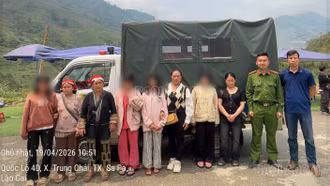 Công an xã Tả Phìn kịp thời ngăn chặn 4 học sinh bỏ nhà đi làm thuê theo lời dụ dỗ trên mạng xã hội