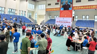 Trên 1.200 tình nguyện viên tham gia chương trình hiến máu tình nguyện tại Yên Bình