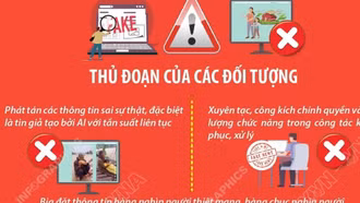 Bộ Công an cảnh báo về tin giả liên quan đến mưa lũ miền Trung