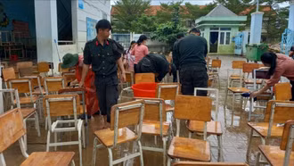 Khánh Hòa: Mở lại trường học, từng bước hồi sinh sau lũ dữ