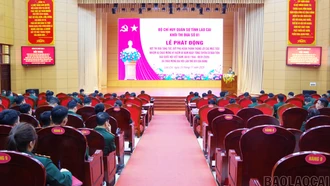 Khối thi đua số 1, Bộ Chỉ huy Quân sự tỉnh phát động đợt thi đua “Tăng tốc, bứt phá”