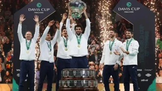 Italy làm nên lịch sử khi giành "cú hattrick" vô địch Davis Cup