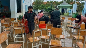 Khánh Hòa: Mở lại trường học, từng bước hồi sinh sau lũ dữ