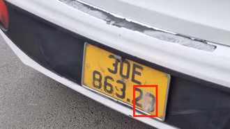 Cố tình che biển số xe để tránh phạt nguội sẽ bị xử phạt thế nào?