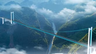 Cây cầu cao nhất thế giới chính thức đi vào hoạt động